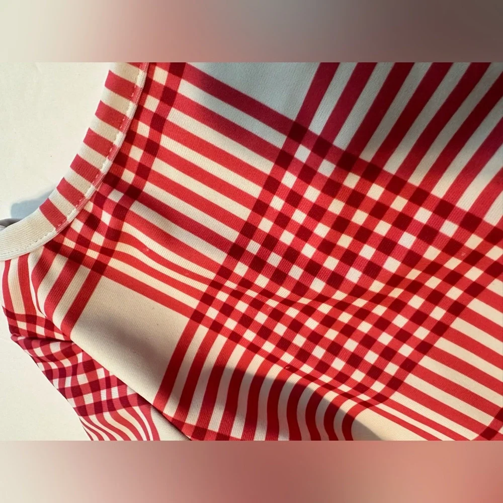 12M SweetHoney Picnic Plaid Swim Suit